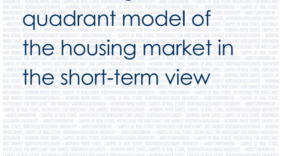 Introducing a six-quadrant model of the housing market in the short-term view